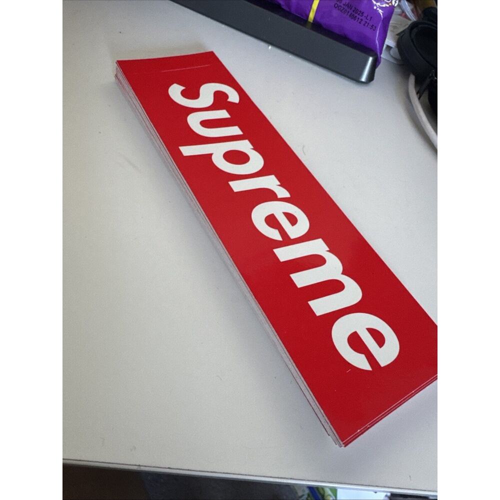 Supreme Red Box Logo Sticker 100% Authentic 30pc